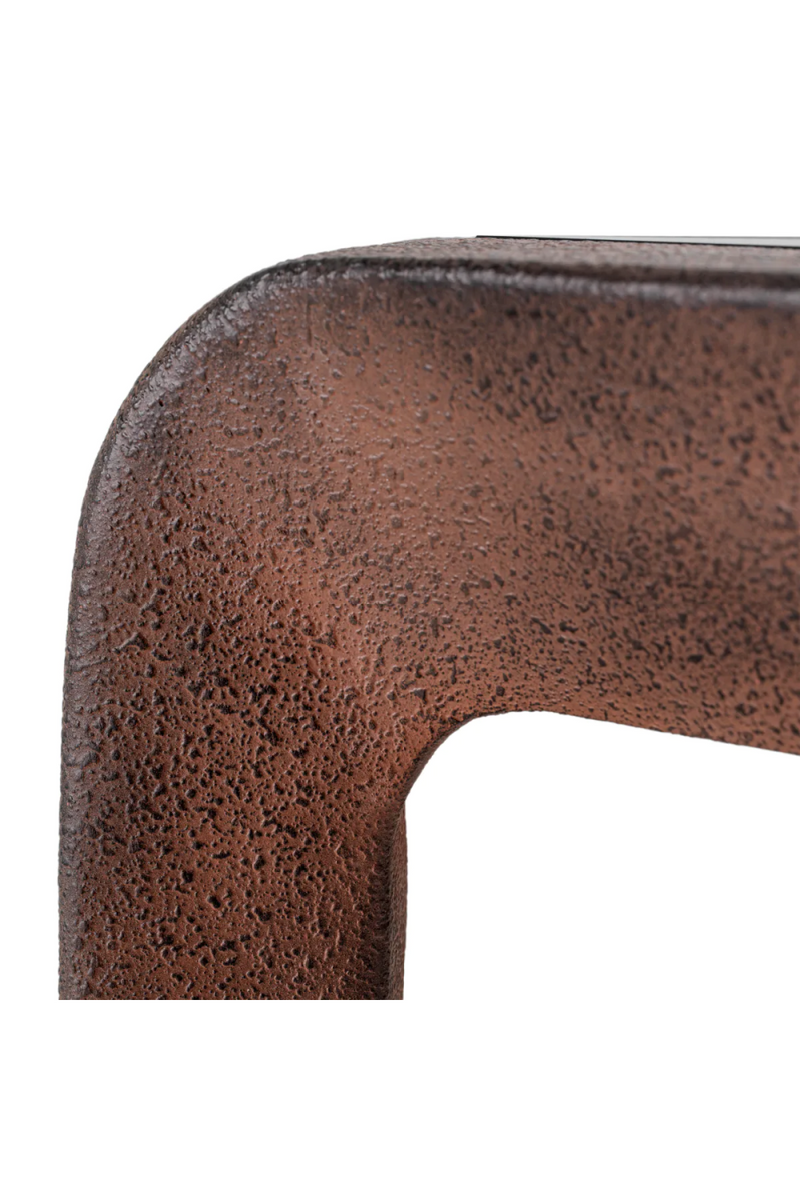 Console en aluminium oxyde | Eichholtz Quentin | OROA.fr