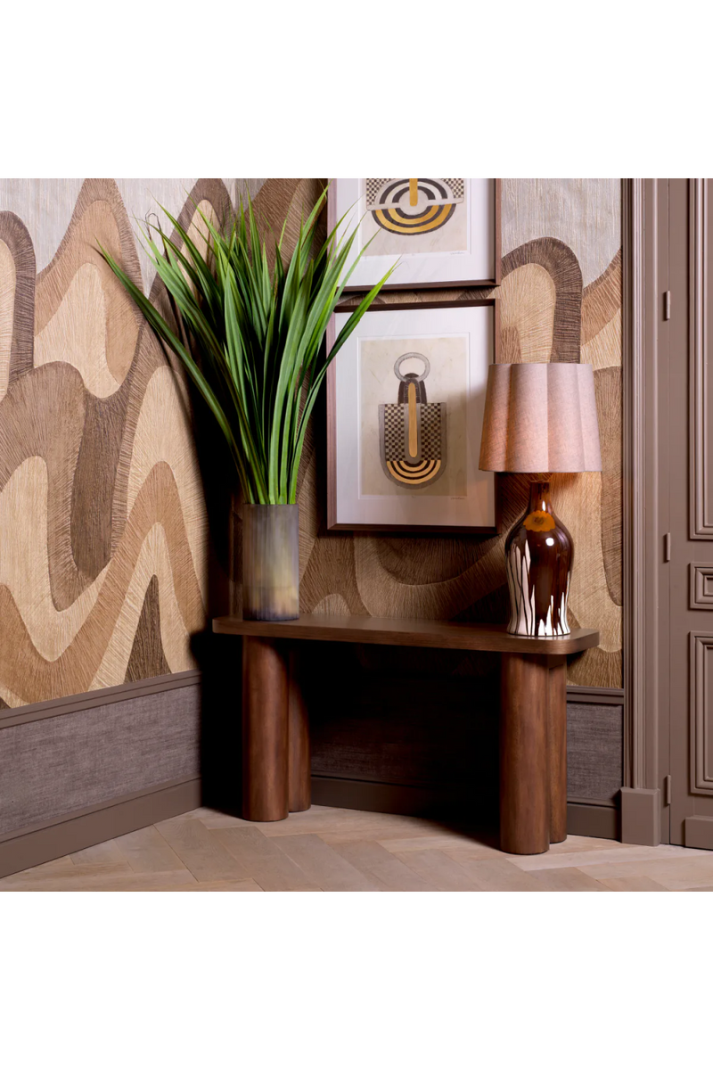 Console en placage d'okoume | Eichholtz Lindbrook | OROA.fr
