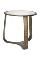 Table d'appoint ronde en aluminium | Eichholtz Cambronne | OROA.fr