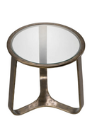 Table d'appoint ronde en aluminium | Eichholtz Cambronne | OROA.fr