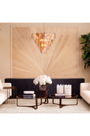 Commode nervurée à 6 tiroirs en bois noir | Eichholtz Dimitrios  | OROA.fr