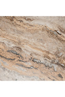 Table basse carree en travertin argente | Eichholtz Sartoria | OROA.fr