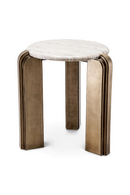 Table d’appoint en marbre beige | Eichholtz Albion | OROA.fr