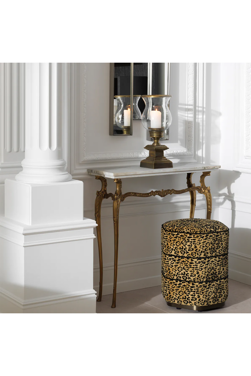 Console vintage sculptee en laiton | Eichholtz Fabiola | OROA.fr