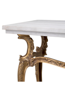 Console vintage sculptee en laiton | Eichholtz Fabiola | OROA.fr