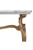 Console vintage sculptee en laiton | Eichholtz Fabiola | OROA.fr