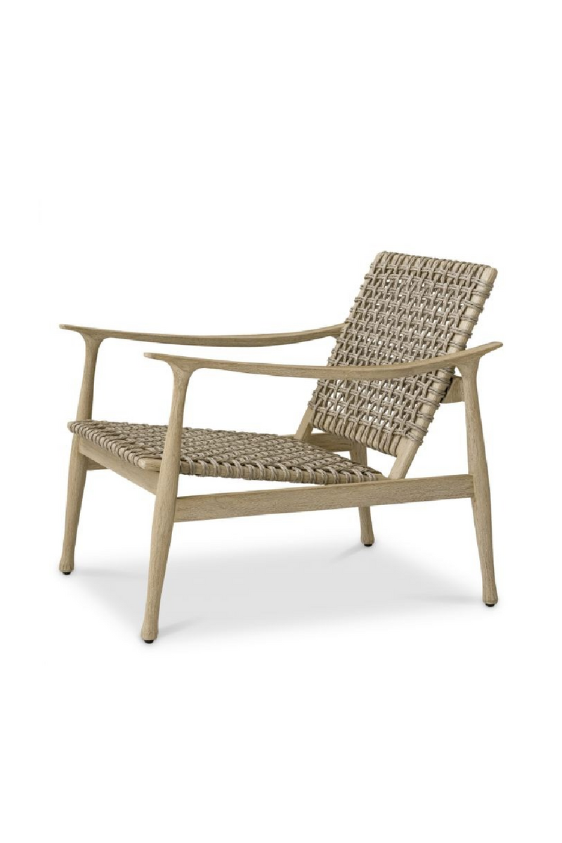 Fauteuil De Salon D’extérieur En Corde Tressée | Eichholtz Manzo | OROA.fr