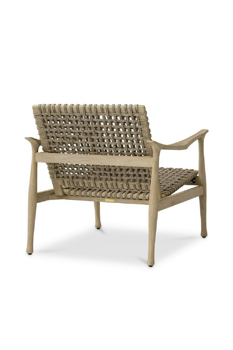 Fauteuil De Salon D’extérieur En Corde Tressée | Eichholtz Manzo | OROA.fr