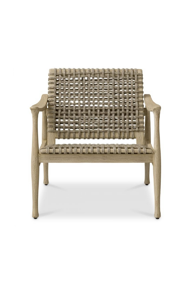 Fauteuil De Salon D’extérieur En Corde Tressée | Eichholtz Manzo | OROA.fr