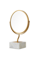 Miroir De Table Rond En Laiton Vintage | Eichholtz Jovanni | OROA.fr