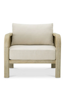 Fauteuil Lounge D’extérieur en Teck Vieilli | Eichholtz Julia | OROA.fr