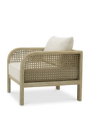 Fauteuil Lounge D’extérieur en Teck Vieilli | Eichholtz Julia | OROA.fr