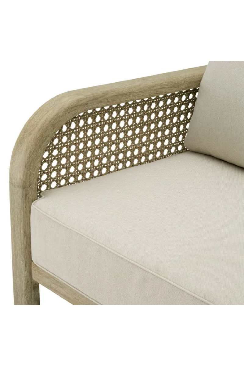 Fauteuil Lounge D’extérieur en Teck Vieilli | Eichholtz Julia | OROA.fr