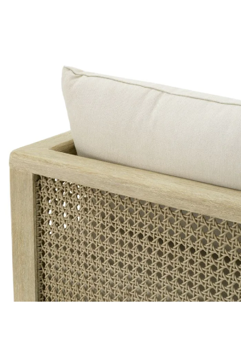 Fauteuil Lounge D’extérieur en Teck Vieilli | Eichholtz Julia | OROA.fr