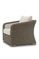 Fauteuil Lounge D’extérieur Aspect Rotin | Eichholtz Bryson | OROA.fr