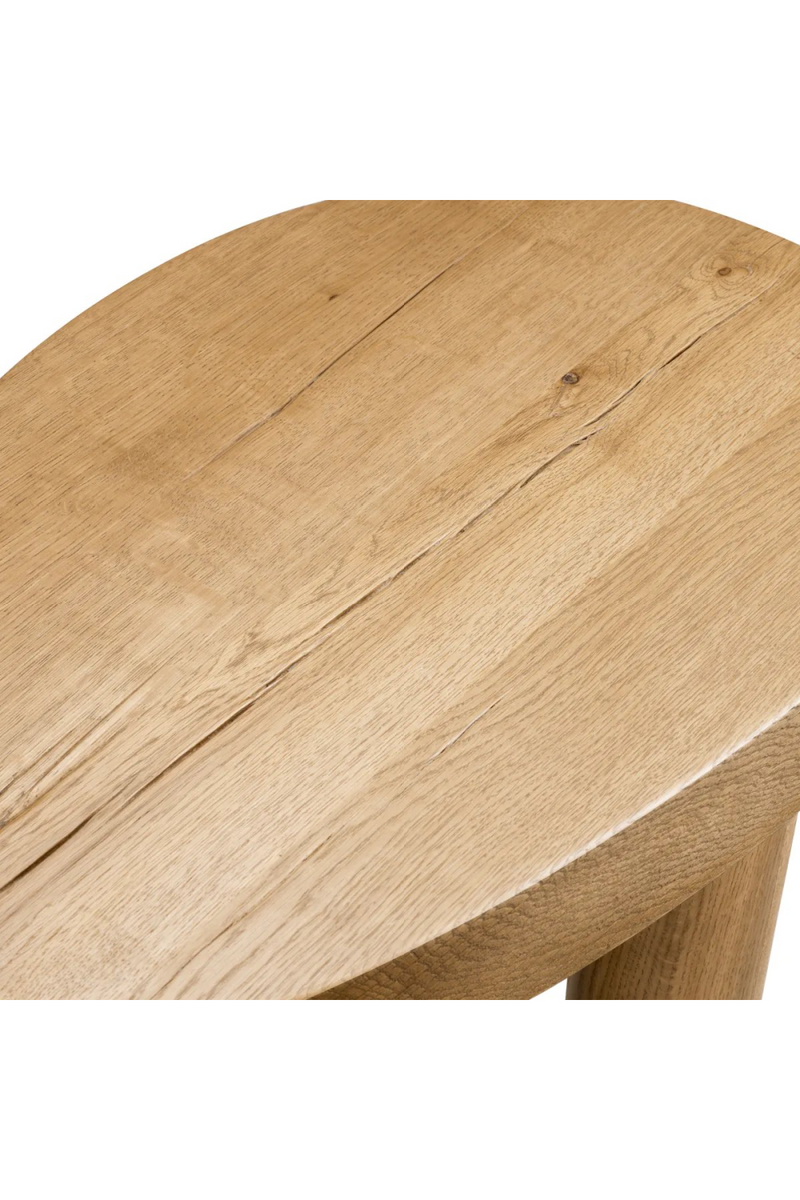 Table d'appoint en chêne recyclé | Eichholtz Prelude | Meubleluxe.fr