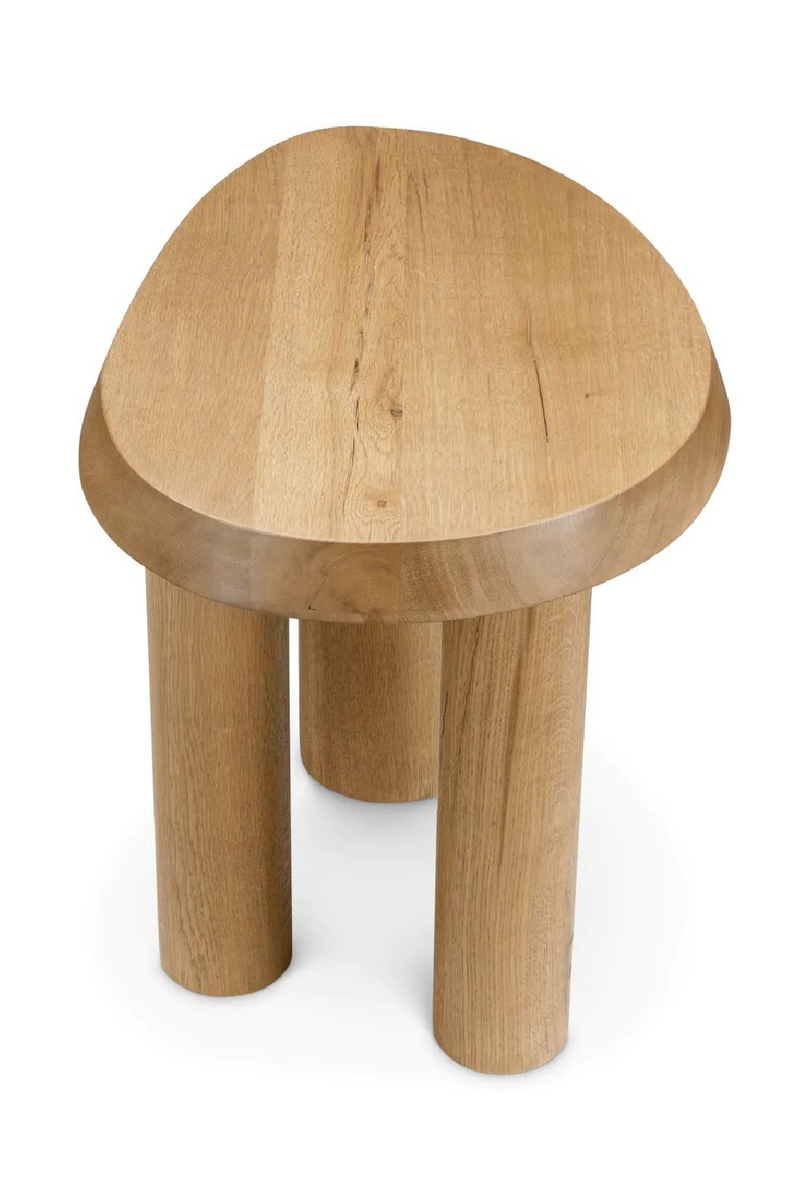 Table d'appoint en chêne recyclé | Eichholtz Prelude | Meubleluxe.fr