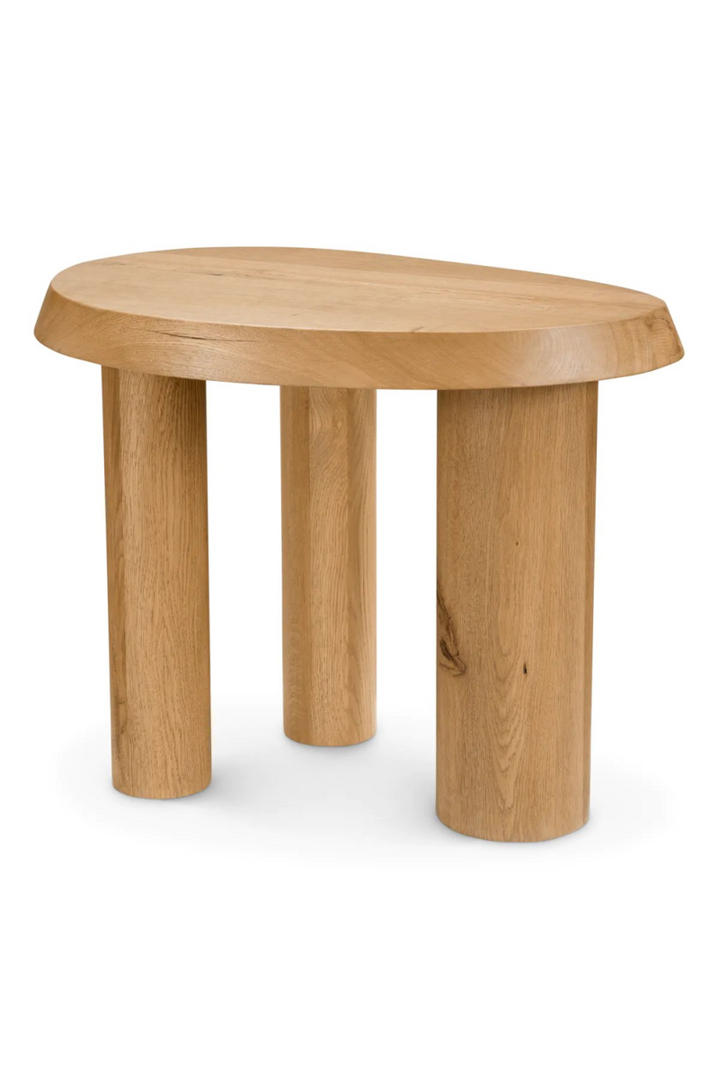 Table d'appoint en chêne recyclé | Eichholtz Prelude | Meubleluxe.fr