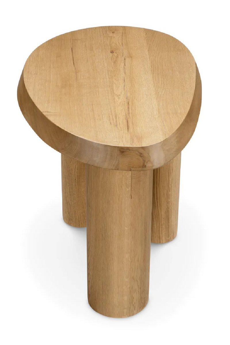 Table d'appoint en chêne recyclé | Eichholtz Prelude | Meubleluxe.fr