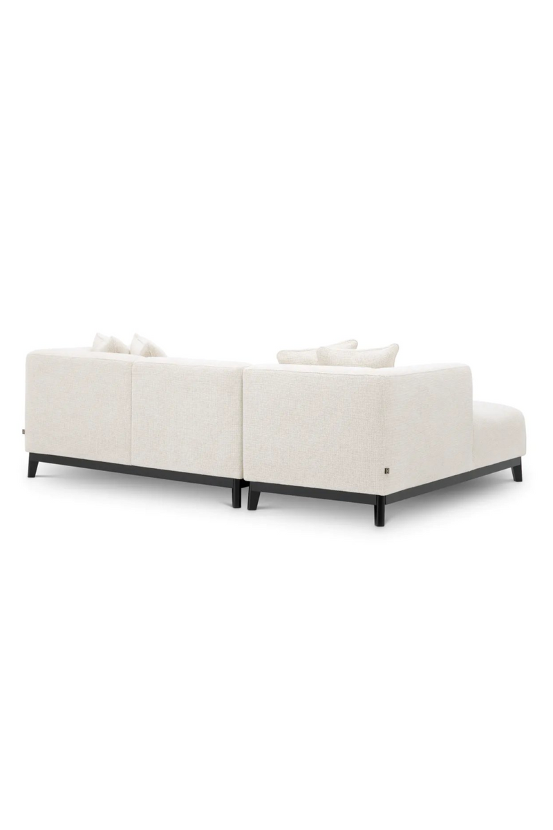 Canapé Lounge en Lyssa Broken White (angle gauche) | Eichholtz Corso | Meubleluxe.fr