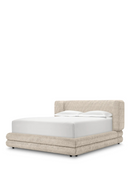 Cadre de lit Creststone beige | Eichholtz Francisco | OROA.fr