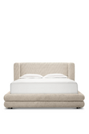 Cadre de lit Creststone beige | Eichholtz Francisco | OROA.fr