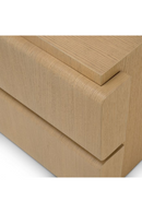 Table De Nuit A 2 Tiroirs En Chêne Naturel | Eichholtz Colston | OROA.fr