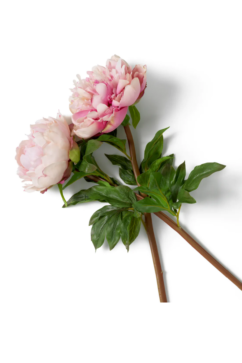 Bouquet de fleurs artificielles roses (48 pièces) | Eichholtz Peonies | OROA.fr