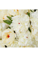 Bouquet de fleurs artificielles blanches (48 pièces) | Eichholtz Peonies | OROA.fr