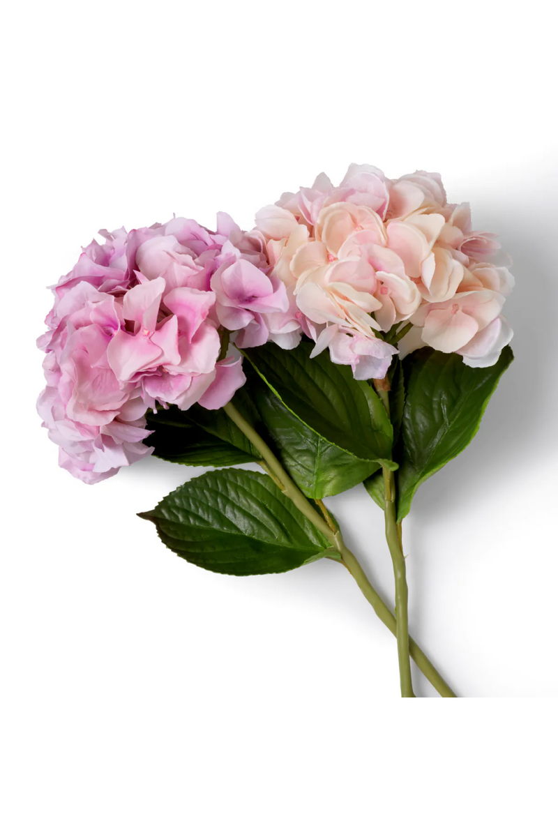 Bouquet de fleurs artificielles roses (48 pièces) | Eichholtz Hydrangeas | OROA.fr