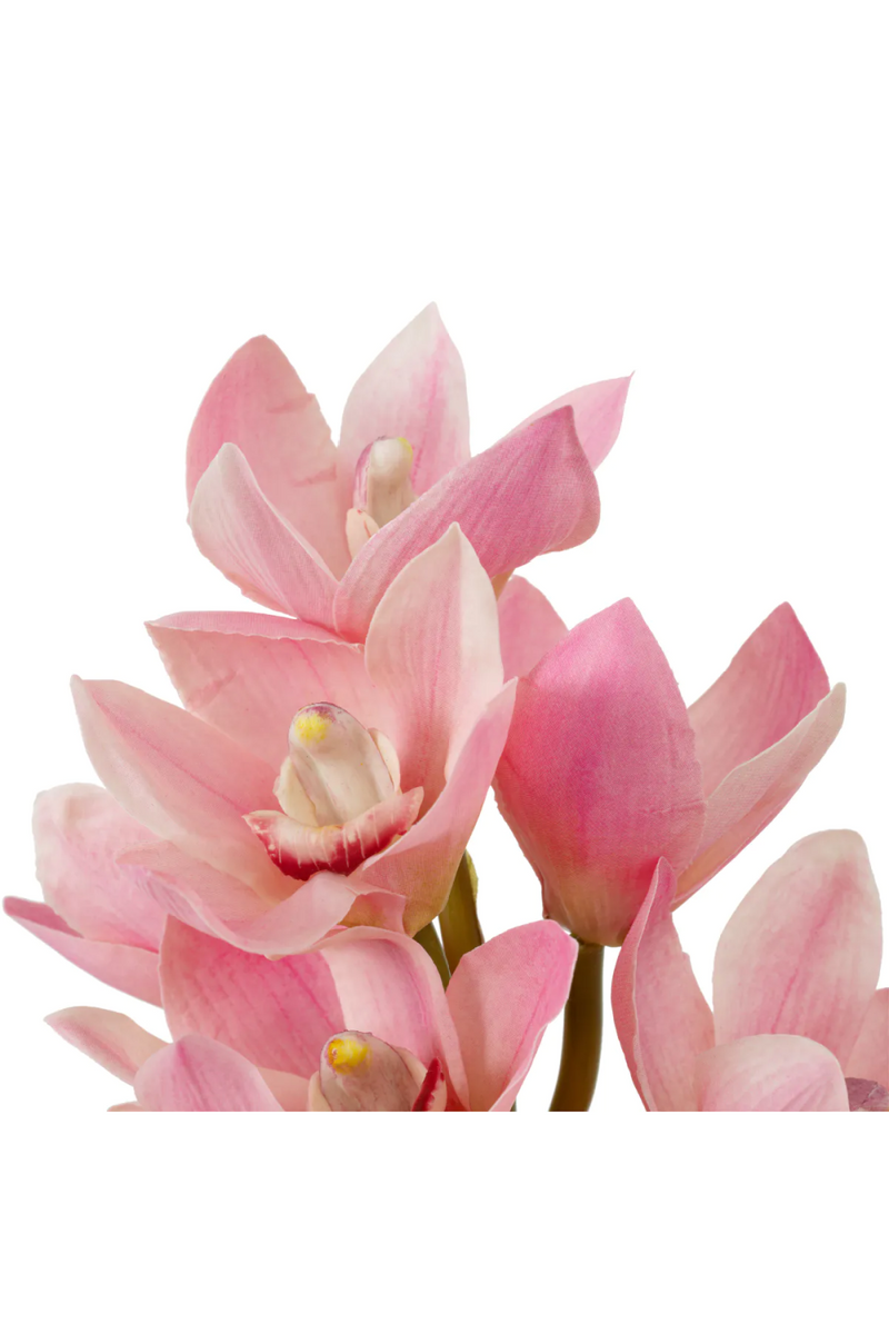 Bouquet d'orchidées artificielles roses (36 pcs) | Eichholtz Cymbidium | OROA.fr