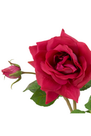 Bouquet de fleurs artificielles rose rouge à trois tons (72 pièces) | Eichholtz Roses | OROA.fr