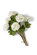 Bouquet de fleurs artificielles boule de neige blanche (36 pièces) | Eichholtz Hydrangeas | OROA.fr