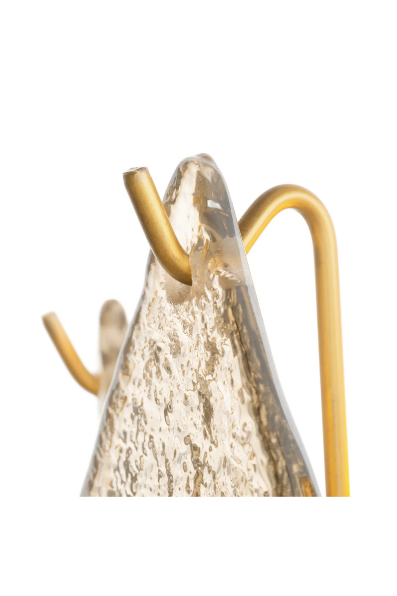 Applique en verre finition Laiton ancien I Eichholtz Rhombus | OROA.fr