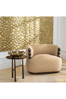 Fauteuil Lounge Courbé Brun | Eichholtz Grimaud | OROA.fr