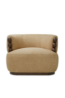 Fauteuil Lounge Courbé Brun | Eichholtz Grimaud | OROA.fr