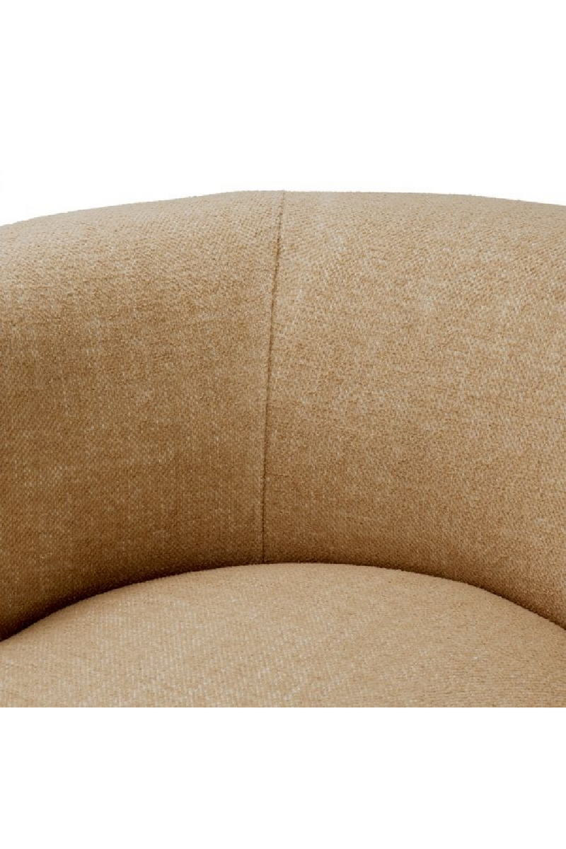 Fauteuil Lounge Courbé Brun | Eichholtz Grimaud | OROA.fr