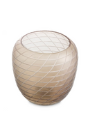 Vase En Verre Taillé A La Main A Motifs | Eichholtz Tarano | OROA.fr