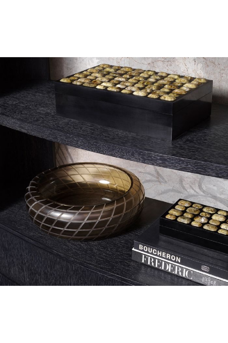 Bol En Verre Décoratif Taillé A La Main | Eichholtz Tarano | OROA.fr