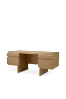 Bureau A 4 Tiroirs En Chêne Naturel | Eichholtz Colston | OROA.fr