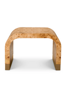 Table d'appoint archee en ronce de mappa | Eichholtz Quinton | OROA.fr