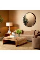 Table d'appoint archee en ronce de mappa | Eichholtz Quinton | OROA.fr