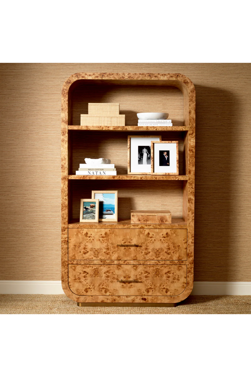 Meuble en bois 2 tiroirs | Eichholtz Quinton | OROA.fr