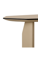 Table d'appoint en cuir brun clair | Eichholtz Maurizio | OROA.fr