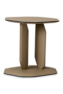 Table d'appoint en cuir brun | Eichholtz Maurizio | OROA.fr