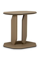 Table d'appoint en cuir brun | Eichholtz Maurizio | OROA.fr