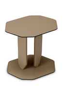 Table d'appoint en cuir brun | Eichholtz Maurizio | OROA.fr