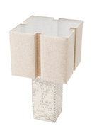 Lampe de table en céramique blanche et raku | Eichholtz Division | Meubleluxe.fr