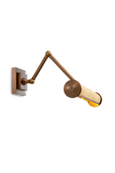 Applique Murale en Laiton Antique et Rotin L | Eichholtz Luca | OROA.fr