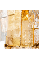 Lustre en verre texturé | Eichholtz Cassiano | OROA.fr